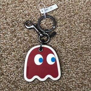 Coach PAC MAN Ghost bag charm